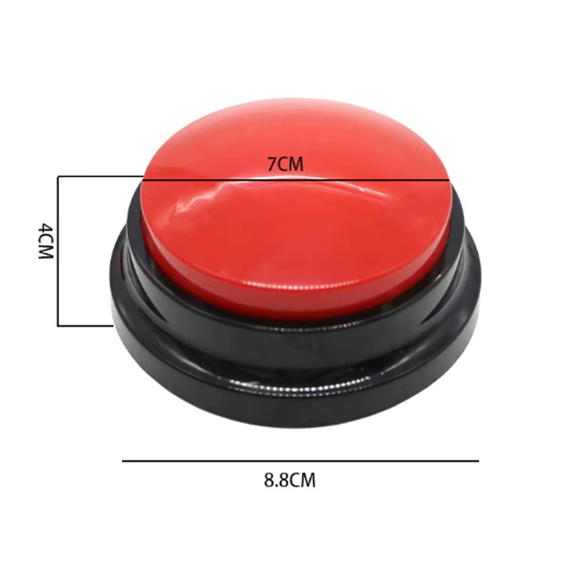 Recordable Talking Dog Toys - Interactive Pet Communication Buttons - Portable and Fun Pet Supplies